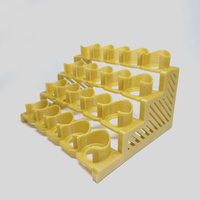 Modeling paint stand - 20 slots - 3D printing (Gold)