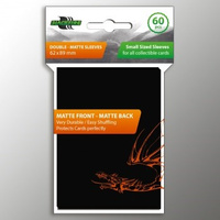 Small Sleeves - Double-Matte Black (60 Sleeves)