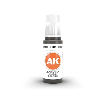 AK 3GEN Acrylics: Burnt Umber 17ml
