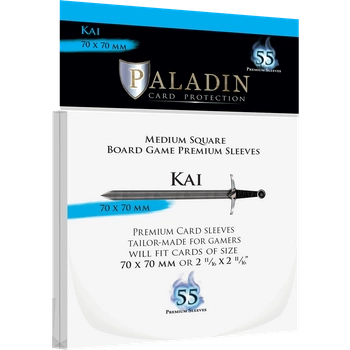 PALADIN SLEEVES - KAI PREMIUM SQUARE 70X70MM (55 SLEEVES)