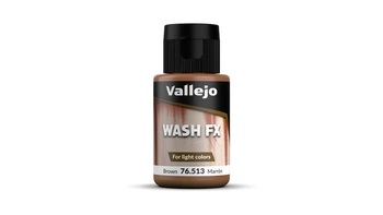 Vallejo: 76.513 - Wash FX - Brown (35 ml)