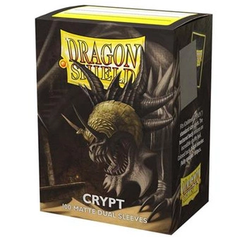 DRAGON SHIELD STANDARD MATTE DUAL SLEEVES - CRYPT NEONEN (100 SLEEVES)