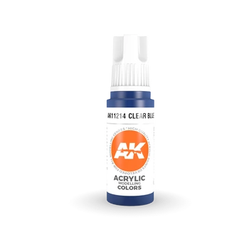 AK 3GEN Acrylics: Clear Blue 17ml