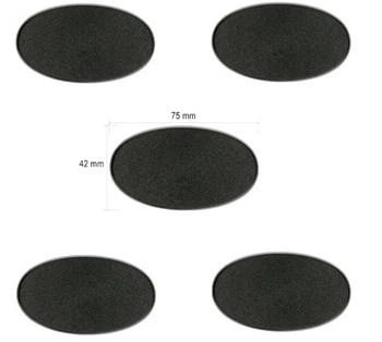 Citadel 75x42mm Oval Bases