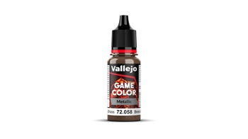 Vallejo: 72.058 - Game Color - Metallic - Brassy Brass (18 ml)