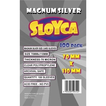 Koszulki Sloyca - Magnum Silver (70x110 mm) 100 szt