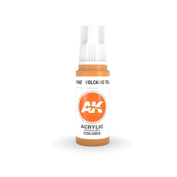 AK 3GEN Acrylics: Volcanic Yellow 17ml