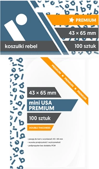 REBEL Mini USA Premium (43x65 mm) 100 szt.