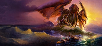 Mata do gier 90x40cm - Cthulhu- Kraken Wargames