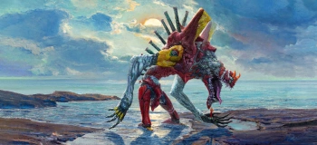 Mata do gier 90x40cm - Eva Beast - Kraken Wargames