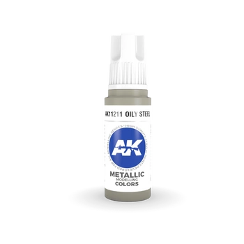 AK 3GEN Acrylics: Oily Steel 17ml