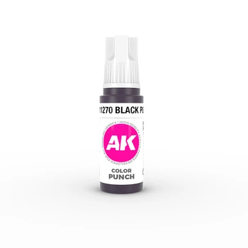 AK 3GEN Acrylics - Color Punch - Black Puprple 17 ml