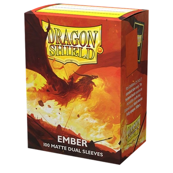 DRAGON SHIELD DUAL MATTE SLEEVES - EMBER 'ALARIC, REVOLUTION KINDLER' (100 SLEEVES)