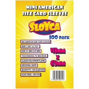 Koszulki Sloyca - Mini American (41x63 mm) 100 szt