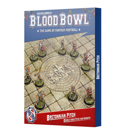 Blood Bowl: Bretonnian Team Double-sided Pitch and Dugouts