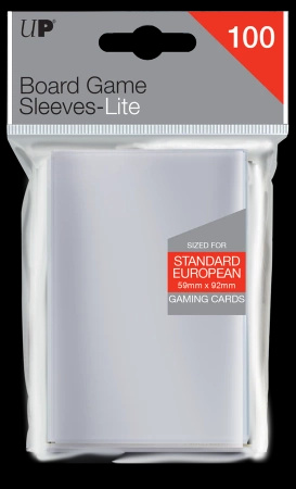 Ultra Pro Lite Standard European Sleeves 59mm x 92mm - 100 sztuk