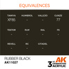 AK 3GEN Acrylics: Rubber Black 17ml