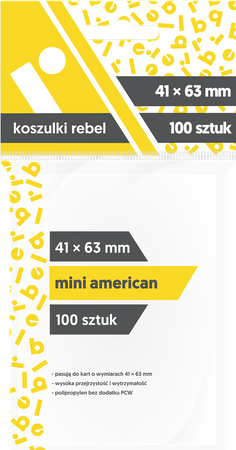 REBEL Mini American (41x63 mm) 100 szt