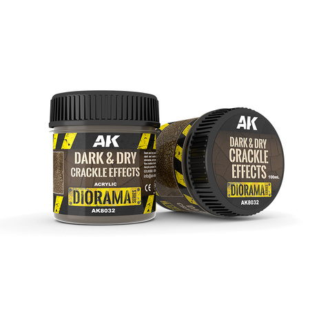 AK: DARK & DRY CRACKLE EFFECTS - 100ml (Acrylic)