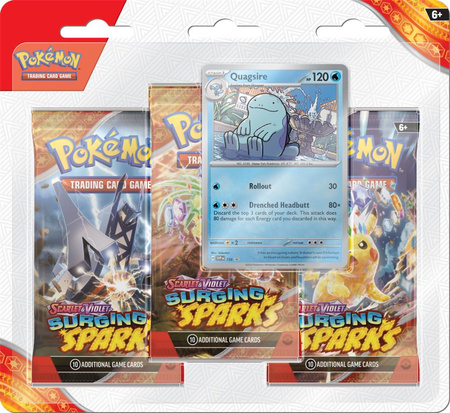 Pokémon TCG: Scarlet & Violet - Surging Sparks - 3-Pack Blister - Zapdos