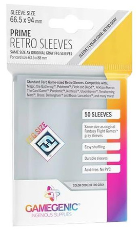Gamegenic - PRIME Retro Sleeves (66,5x94 mm)