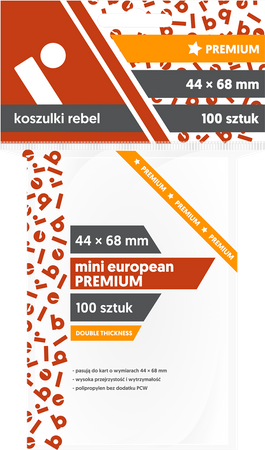 REBEL Mini European Premium (44x68 mm) 100 szt