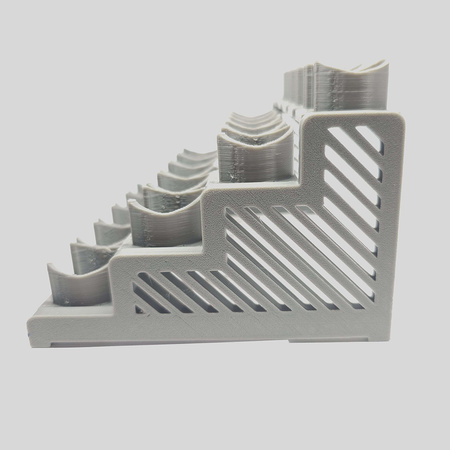 Stojak na farby modelarskie – 20 miejsc – druk 3D (Szary)