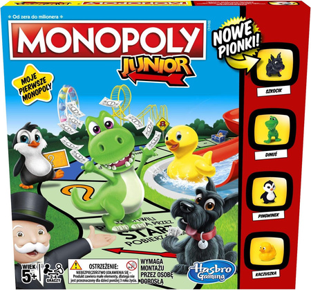 Monopoly Junior z nowymi pionkami