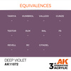 AK 3GEN Acrylics: Deep Violet 17ml