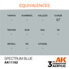 AK 3GEN Acrylics: Spectrum Blue 17ml