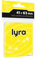 Koszulki na karty Rebel (41x63 mm) Lyra Premium, 100 sztuk