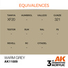 AK 3GEN Acrylics: Warm Grey 17ml