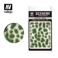 Vallejo: Scenery - Wild Tuft - Green (4 mm)x35