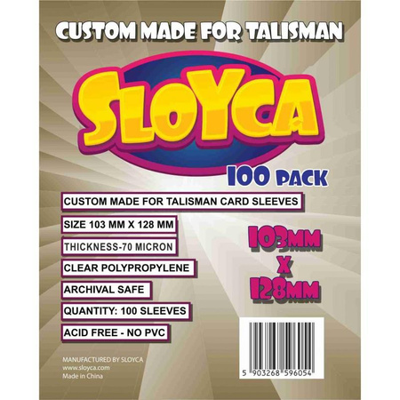Koszulki Sloyca - Talisman (103x128 mm) 100 szt