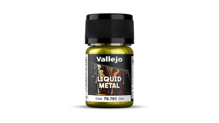 Vallejo: 70.791 - Liquid Metal - Gold (35 ml)