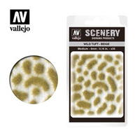 Vallejo: Scenery - Wild Tuft - Beige (4 mm)x35