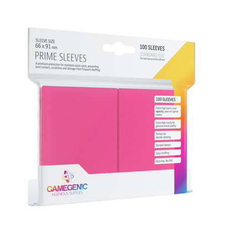 Prime CCG Sleeves - Pink (100 szt)