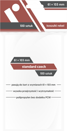 REBEL Standard Czech (61x103 mm) 100 szt