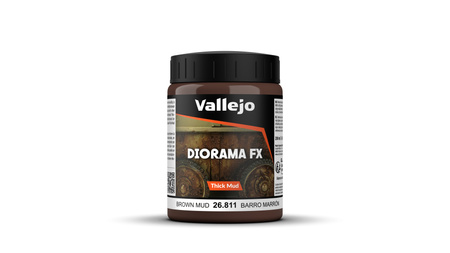 Vallejo: 26.811 - Diorama FX - Thick Mud - Brown Mud (200 ml)