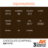 AK 3GEN Acrylics: Chocolate (Chipping) 17ml