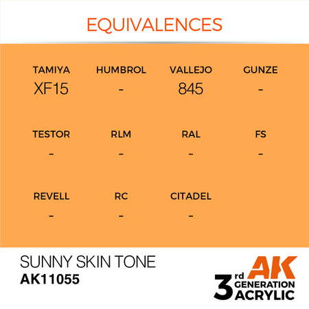 AK 3GEN Acrylics: Sunny Skin Tone 17ml