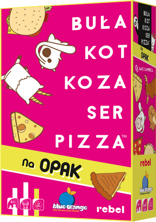 Buła, Kot, Koza, Ser, Pizza - Na opak