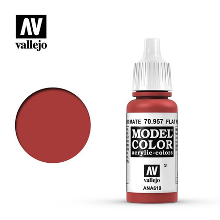 Flat Red - Model Color 031 (17 ml)