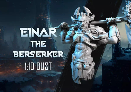 Einar The Berserker 1:10 Bust