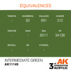 AK 3GEN Acrylics: Intermediate Green 17ml