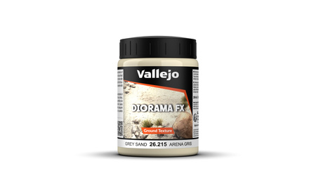 Vallejo: 26.215 - Diorama FX - Ground Textures - Grey Sand (200 ml)