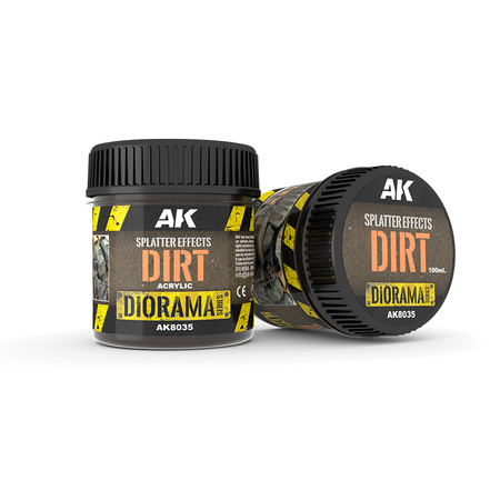 AK: SPLATTER EFFECTS DIRT - 100ml (Acrylic)