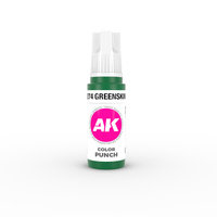 AK 3GEN Acrylics - Color Punch - Greenskin Punch 17 ml