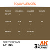 AK 3GEN Acrylics: Grey-Brown 17ml