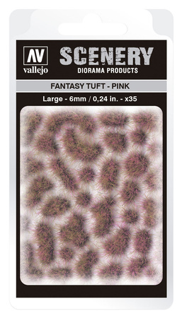 Vallejo: Scenery - Fantasy Tuft - Pink (6 mm)x35